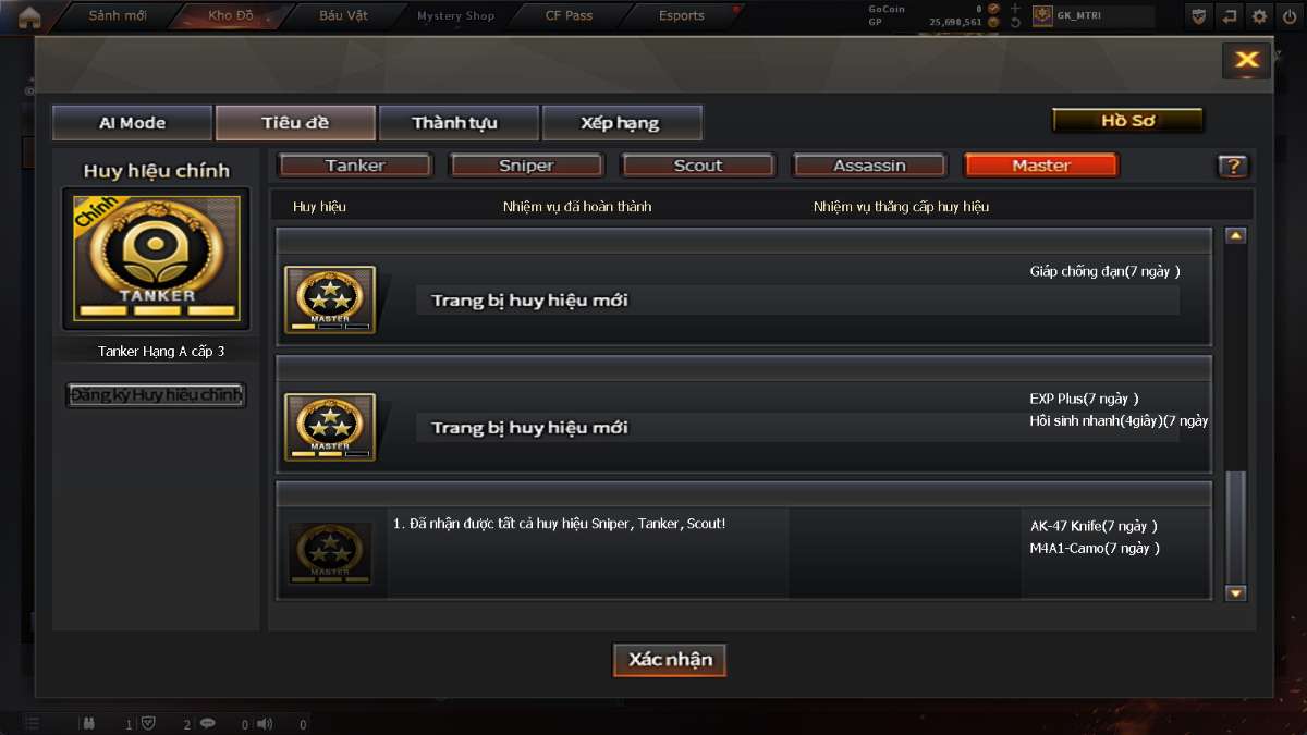 shop acc cf uy tin gia re